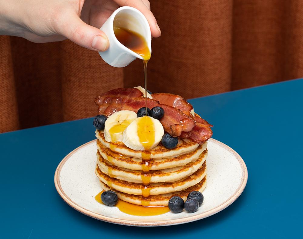 Crispy Bacon Pancakes